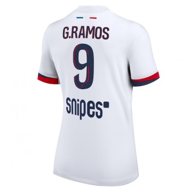 Paris Saint-Germain Goncalo Ramos #9 Bortedrakt Dame 2025-26 Kortermet Paris Saint-Germain Goncalo Ramos #9 Bortedrakt Dame 2025-26 Kortermet